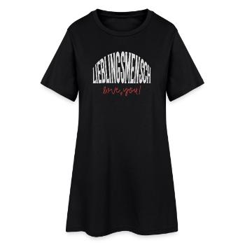 Favorite person - Women’s T-Shirt Dress - black - Front