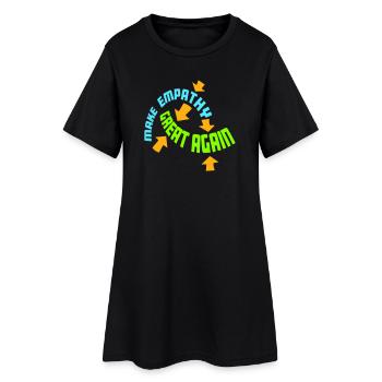 Rendre l’empathie grande à nouveau Déclaration politique Espoir - Robe T-shirt Femme - noir - Devant