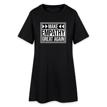 Rendre l’empathie grande à nouveau Déclaration politique Espoir - Robe T-shirt Femme - noir - Devant