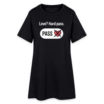 Amour anti-Valentin ? Pas du tout : design drôle - Robe T-shirt Femme - noir - Devant
