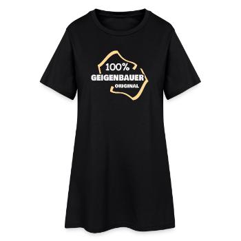 Gift for violin makers - Women’s T-Shirt Dress - black - Front