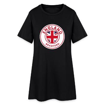 Drapeau du drapeau de Bradford d’Angleterre - Robe T-shirt Femme - noir - Devant