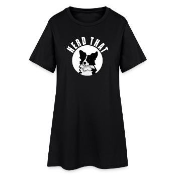 Gardez ce drôle de drôle de cadeau pour le propriétaire de chien de berger border collie - Robe T-shirt Femme - noir - Devant