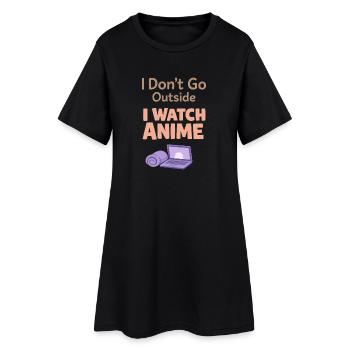 Anime-hausmensch Cuddly Weeb - Women’s T-Shirt Dress - black - Front