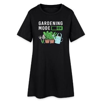 Cadeau de compost de vers - Robe T-shirt Femme - noir - Devant