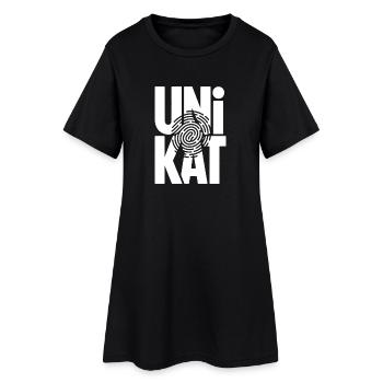 Unique Unique Individuel Valeur de soi unique - Robe T-shirt Femme - noir - Devant