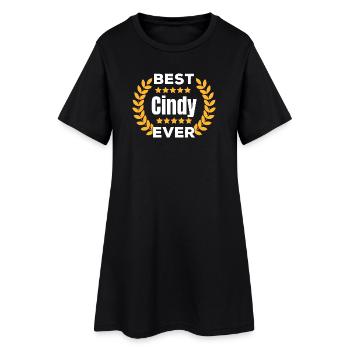 Meilleur cadeau de Cindy Legend Name Ever - Robe T-shirt Femme - noir - Devant
