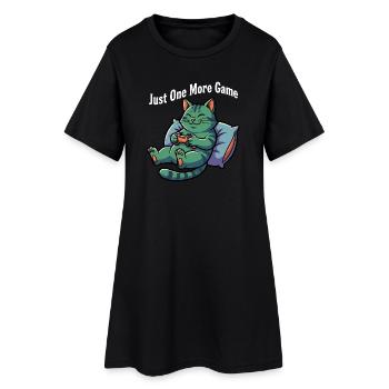 Il ne reste qu’une partie de chat - Robe T-shirt Femme - noir - Devant
