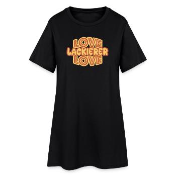 Cadeau pour peintre - Robe T-shirt Femme - noir - Devant