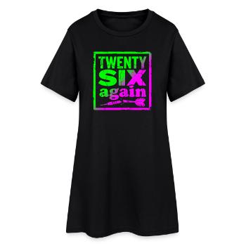 Darts shirt or cup 26 points miss - Women’s T-Shirt Dress - black - Front
