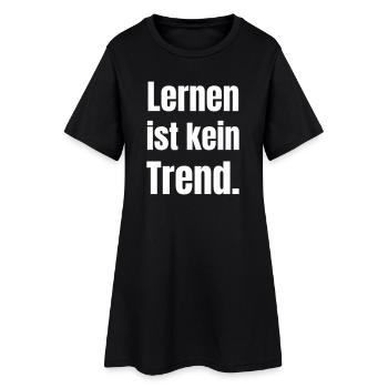 L’apprentissage n’est pas une tendance Erreur de frappe - Robe T-shirt Femme - noir - Devant