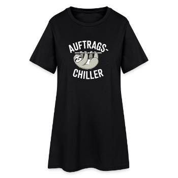 Commander Chiller Commander Chiller Bureau Sloth - Robe T-shirt Femme - noir - Devant