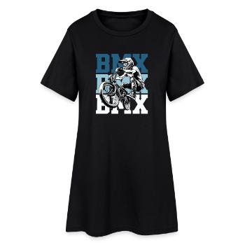 Culture de la rue du BMX Bike - Robe T-shirt Femme - noir - Devant