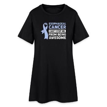 Cancer de l’œsophage Survivant du cancer de la chimiothérapie - Robe T-shirt Femme - noir - Devant