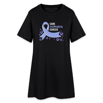 Cancer de l’œsophage Survivant du cancer de la chimiothérapie - Robe T-shirt Femme - noir - Devant