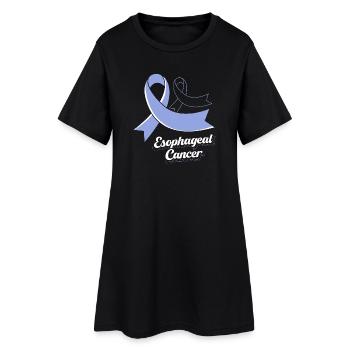 Cancer de l’œsophage Survivant du cancer de la chimiothérapie - Robe T-shirt Femme - noir - Devant