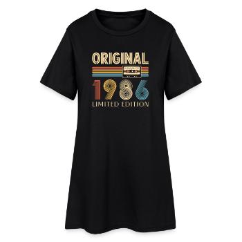 40e anniversaire 40e anniversaire Original 1986 - Robe T-shirt Femme - noir - Devant