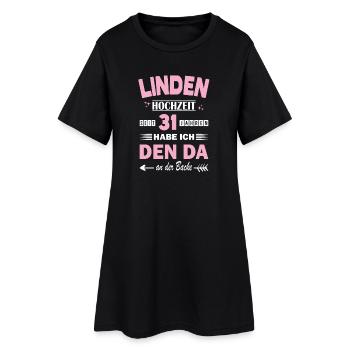 31 ans de relation Anniversaire de mariage - Robe T-shirt Femme - noir - Devant