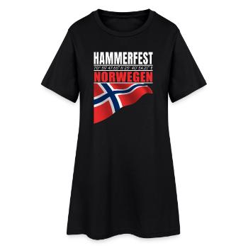 Hammerfest - Women’s T-Shirt Dress - black - Front