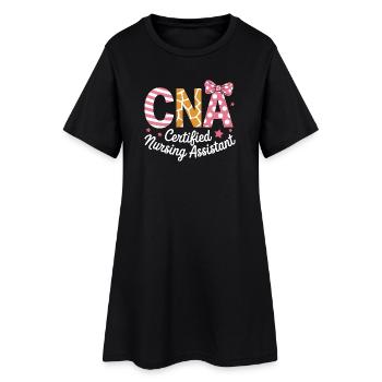 Un aidant qui dit un cadeau drôle pour soignant - Robe T-shirt Femme - noir - Devant