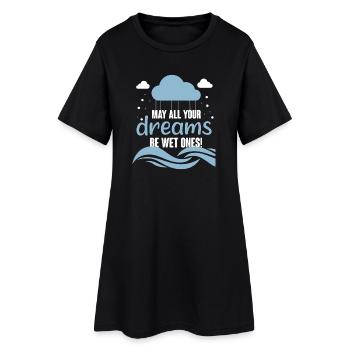 Plongeur Plongeur Snorkeling Plongeur récréatif - Robe T-shirt Femme - noir - Devant