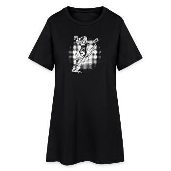 Handball style for every occasion for women - Women’s T-Shirt Dress - black - Front