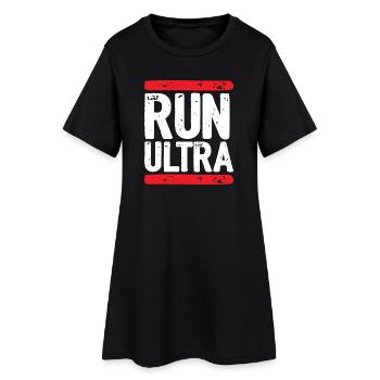 Run Ultra - Robe T-shirt Femme - noir - Devant