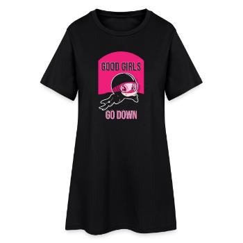 Plongeur Plongeur Snorkeling Plongeur récréatif - Robe T-shirt Femme - noir - Devant