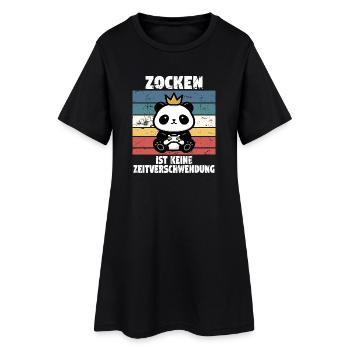Gambling is not a waste of time - Women’s T-Shirt Dress - black - Front