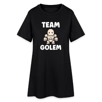 Team golem - Robe T-shirt Femme - noir - Devant