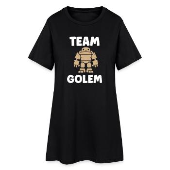 Team golem - Robe T-shirt Femme - noir - Devant