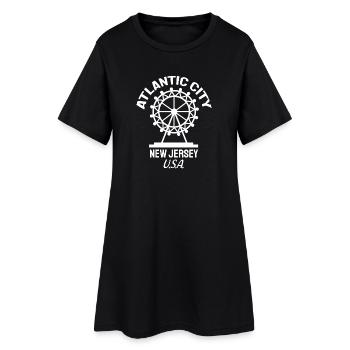 Atlantic City - Fondé en 1854 - New Jersey - États-Unis - Robe T-shirt Femme - noir - Devant