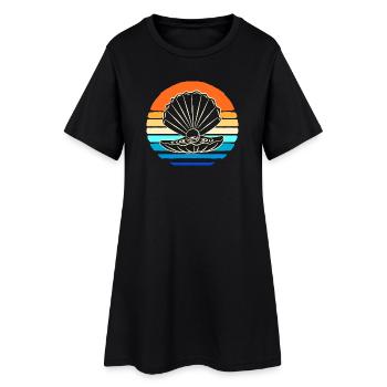 Coque collectrice d’obus - Robe T-shirt Femme - noir - Devant