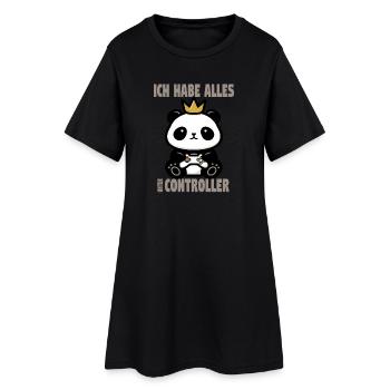 J’ai tout sous contrôleur - Robe T-shirt Femme - noir - Devant