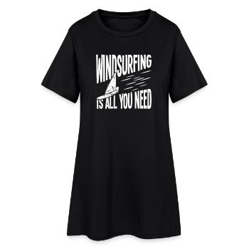 Windsurfing: Everything you need - Women’s T-Shirt Dress - black - Front