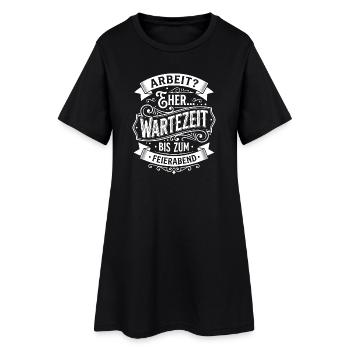 Waiting Time Until Closing Time Vintage - Women’s T-Shirt Dress - black - Front