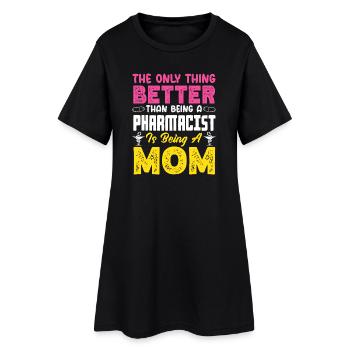 Apotheker Pharmazeutisch-technischer - Frauen T-Shirt-Kleid - Schwarz - Vorne