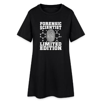 Laboratoire de criminalistique Analyse Édition Limitée Analyse Médico-légale - Robe T-shirt Femme - noir - Devant