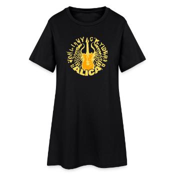 Guitar Alica - Robe T-shirt Femme - noir - Devant