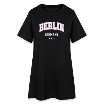 Berlin Pink Varsity Germany - Women’s T-Shirt Dress - black - Front