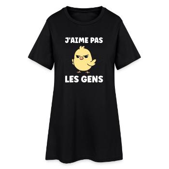 I don't like people - Women’s T-Shirt Dress - black - Front