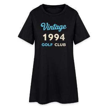 Cadeau rétro de l’année de naissance du club de golf vintage 1994 - Robe T-shirt Femme - noir - Devant