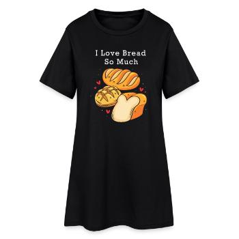 Baker Baker Baking - Robe T-shirt Femme - noir - Devant