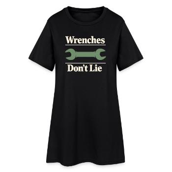 Tractor Mechanic Diesel Repair Tech - Women’s T-Shirt Dress - black - Front