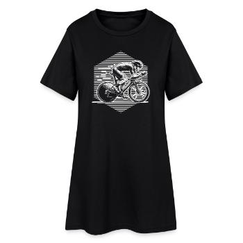 Idée simple de vélo de route pour un vélo de route - Robe T-shirt Femme - noir - Devant
