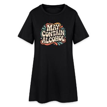 Peut contenir de l’alcool Alkohol Mallorca Saufen JGA - Robe T-shirt Femme - noir - Devant