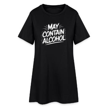 Peut contenir de l’alcool Alkohol Mallorca Saufen JGA - Robe T-shirt Femme - noir - Devant