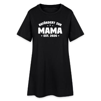 Promue maman 2026 – Grossesse - Robe T-shirt Femme - noir - Devant