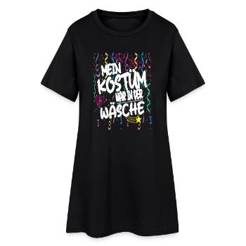 Mon costume était dans la laveuse pour la fête foraine - Robe T-shirt Femme - noir - Devant