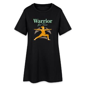 Prenatal Yoga Expectant Mother - Women’s T-Shirt Dress - black - Front
